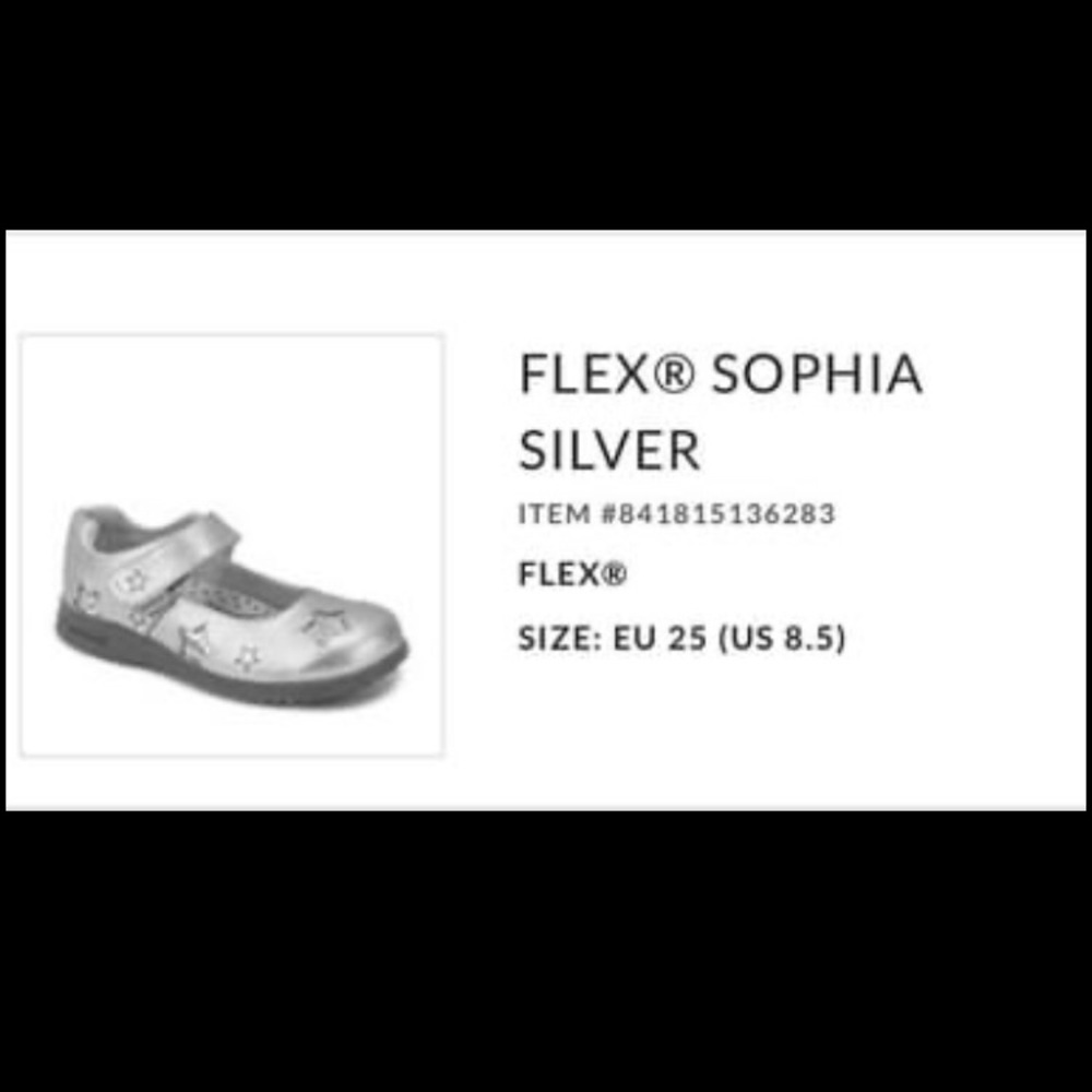 Mary Jane silver toddler girls shoe